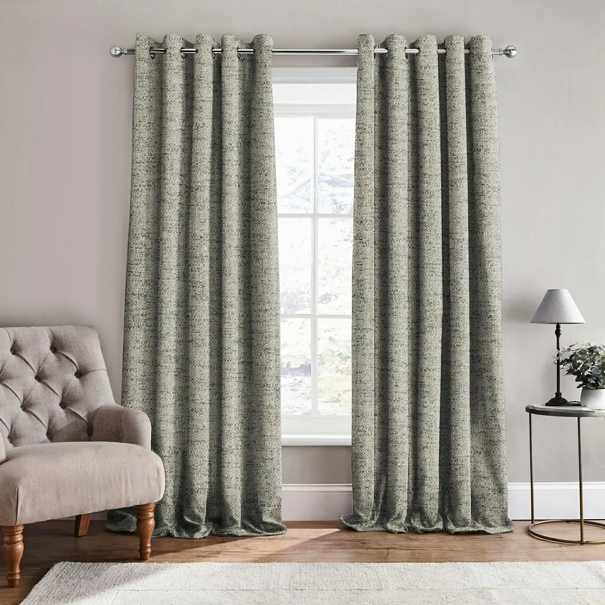 Scatter Box Curtains ELLA TEXTURED CURTAINS NATURAL by Scatter Box