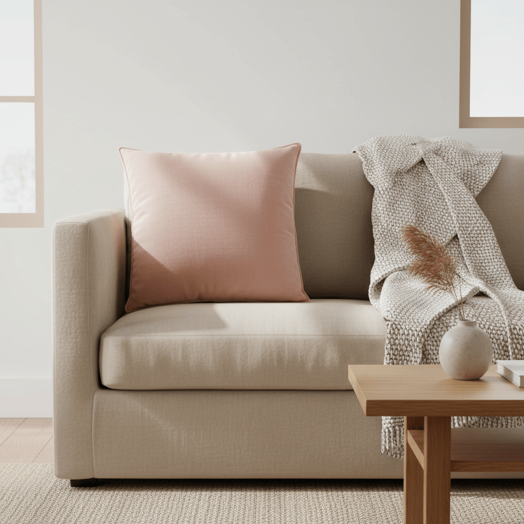 Scatter Box Cushions Blush DARCY VELVET FEATHER FILLED CUSHION by Scatter Box