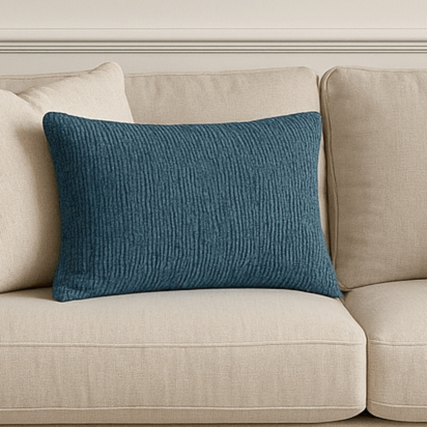 Scatter Box Cushions PIPER CUSHION BLUE by Scatter Box