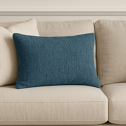 Scatter Box Cushions PIPER CUSHION BLUE by Scatter Box