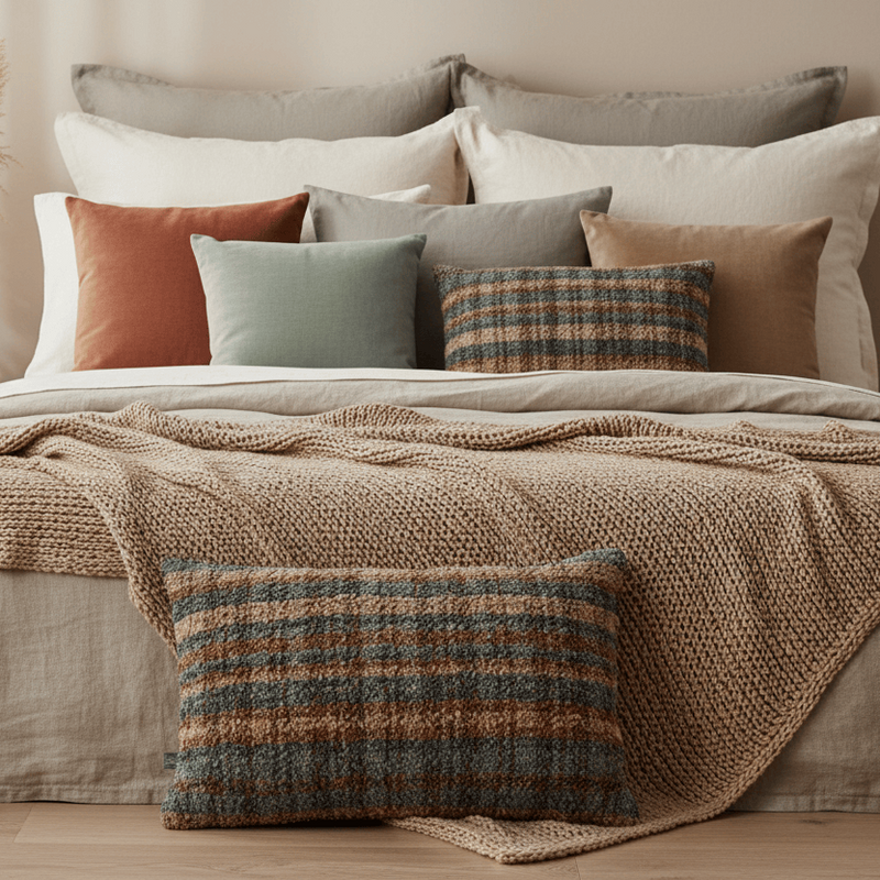 UILEANN CUSHION – BLUE (40 x 60cm, FEATHER FILLED) by Scatter Box