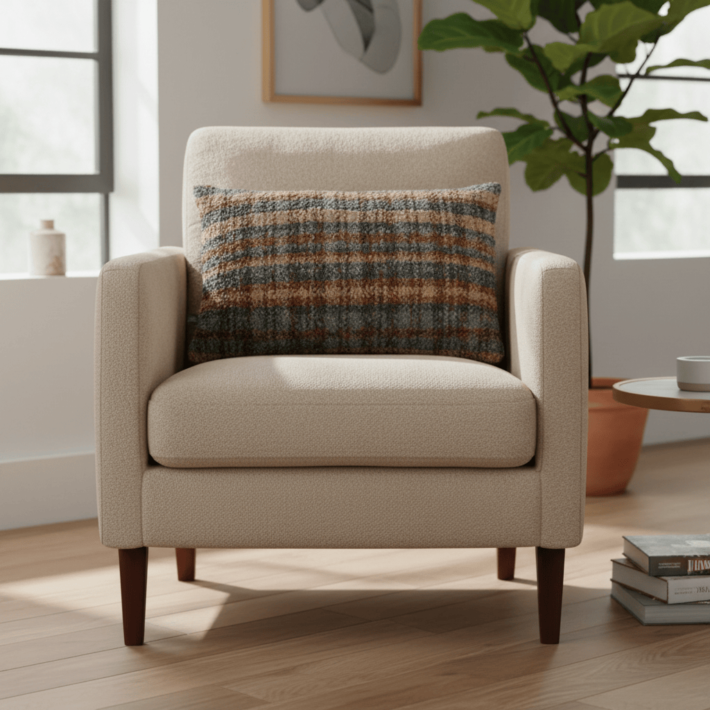 Scatter Box Cushions UILEANN CUSHION – BLUE (FEATHER FILLED) by Scatter Box