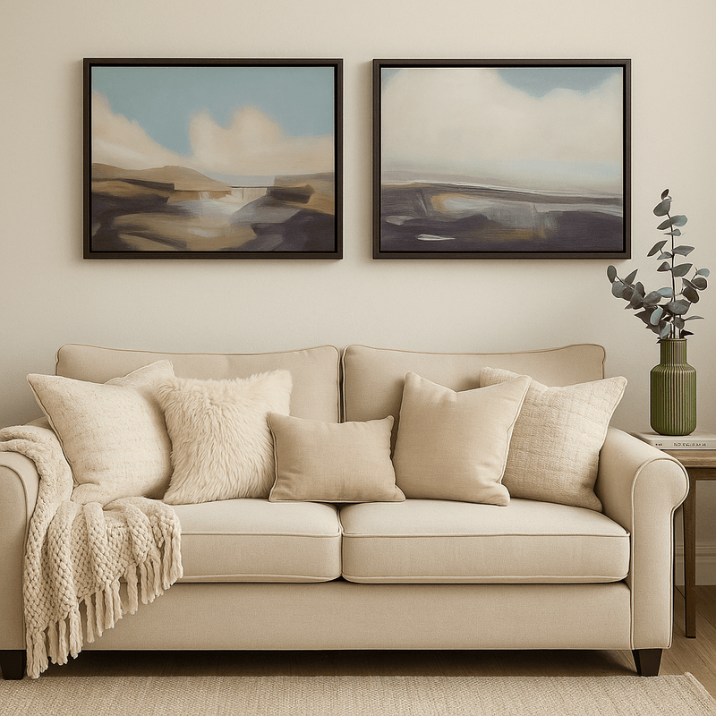 CHARLENE LYNCH INVER 1 (SET OF 2 FRAMED CANVAS) by Scatter Box