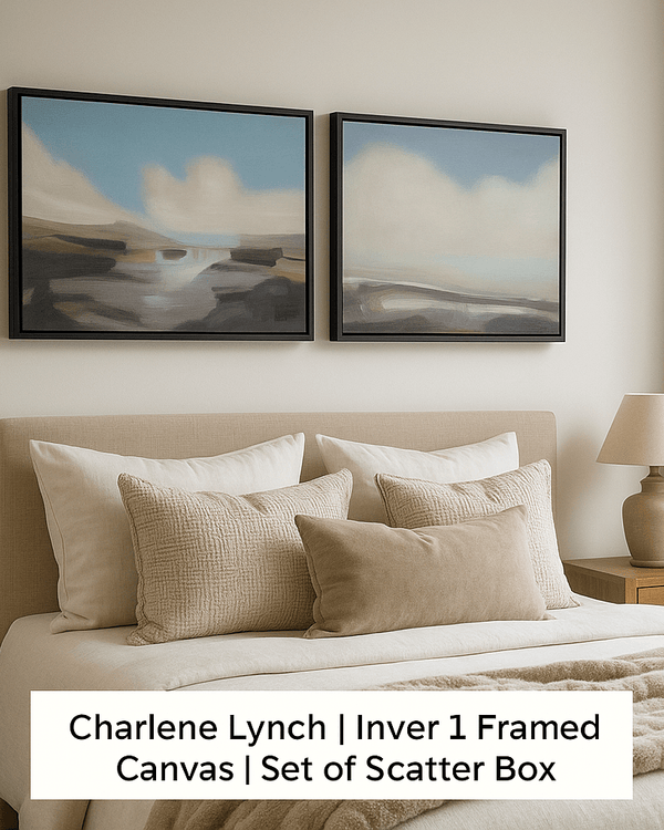 CHARLENE LYNCH INVER 1 (SET OF 2 FRAMED CANVAS) by Scatter Box