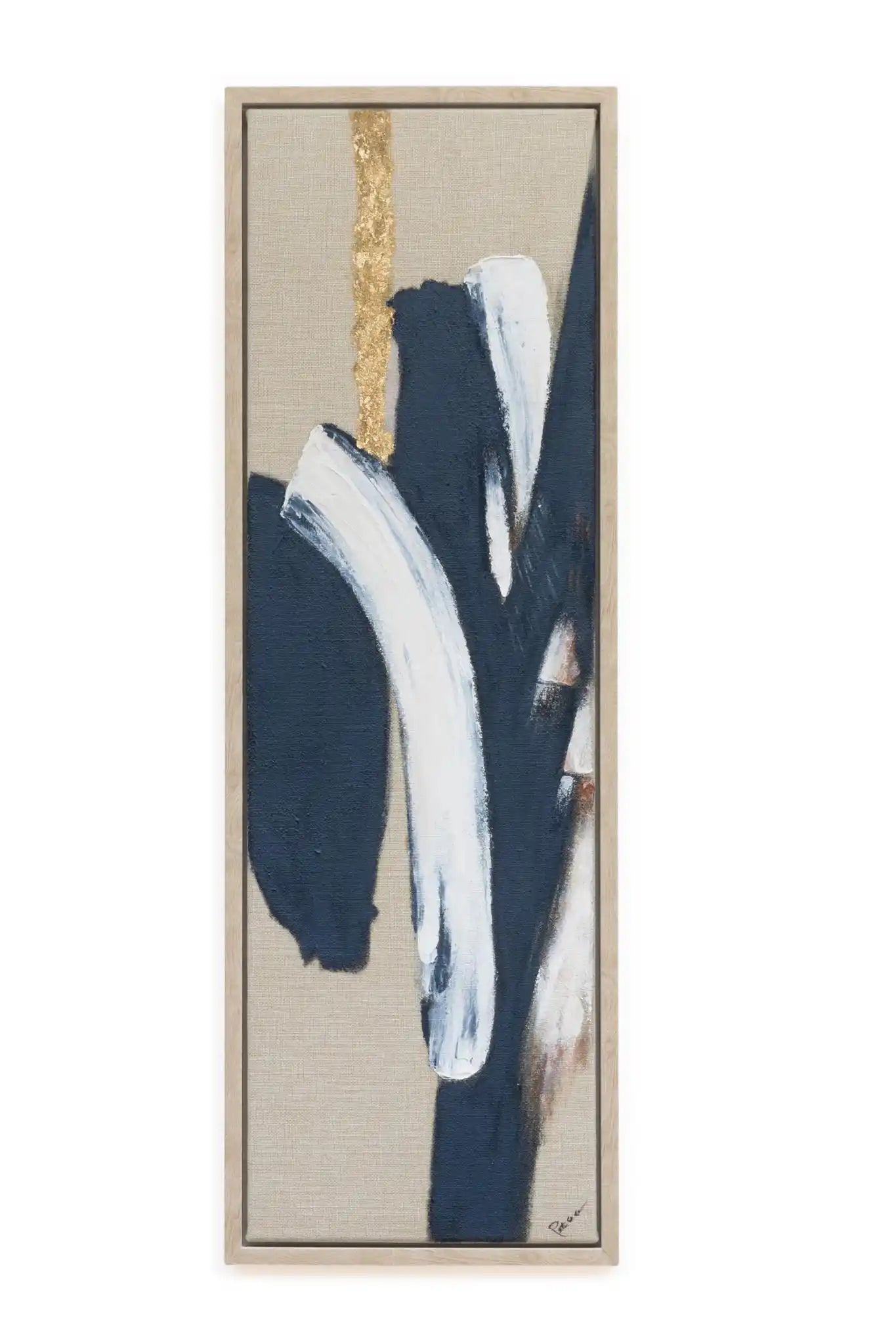 Scatter Box Framed Print RADLEY ART BLUE/GOLD  by Scatter Box