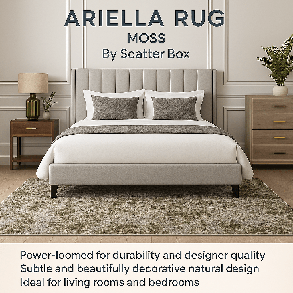 Scatter Box Rugs Ariella Rug Moss | Power-Loomed Blend by Scatter Box