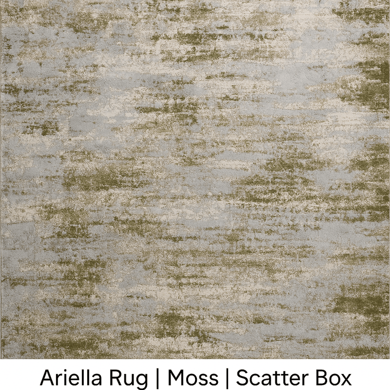 Ariella Rug Moss | Power-Loomed Blend by Scatter Box
