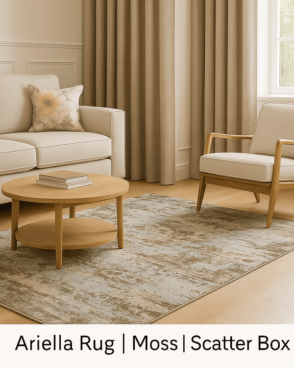 Ariella Rug Moss | Power-Loomed Blend by Scatter Box