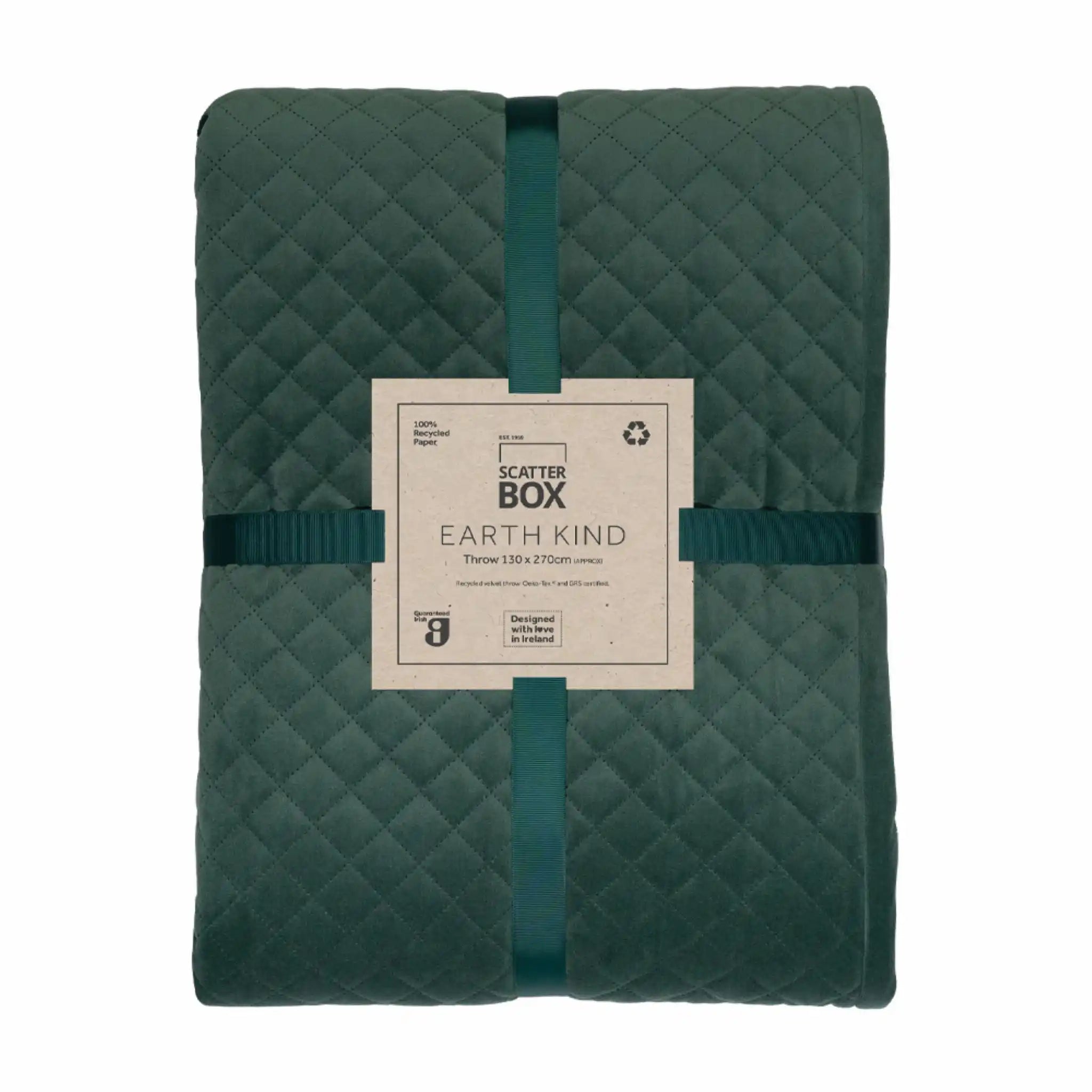 Scatter Box Throw Ivy Green ERIN THROW  by Scatter Box