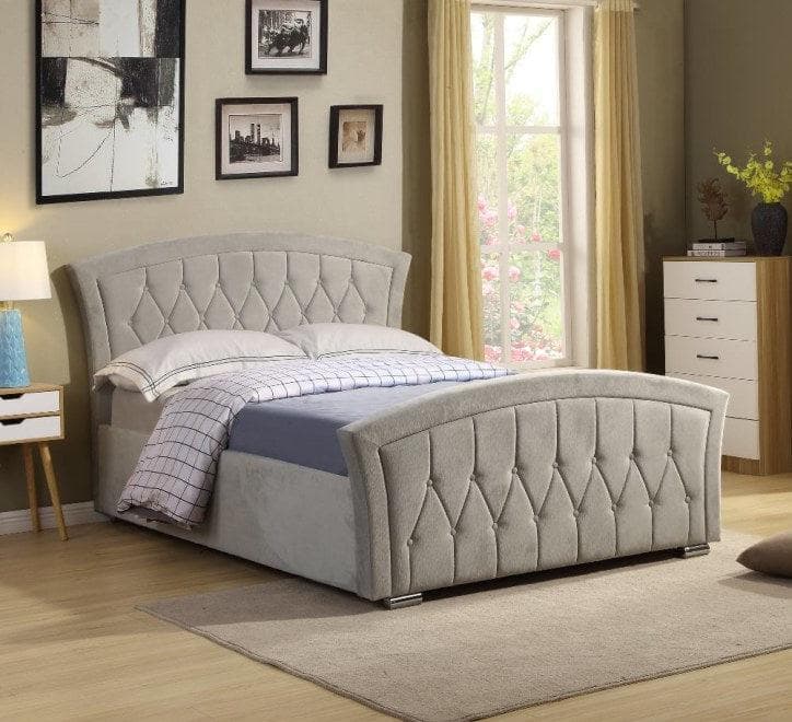 simply HAZEL Bed Complete Kingston Gas-lift Ottoman Bed - FREE DELIVERY