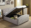 simply HAZEL Bed Complete Kingston Gas-lift Ottoman Bed - FREE DELIVERY