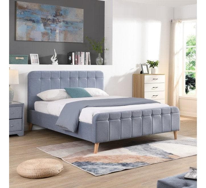 simply HAZEL Bed Complete The Ashley Sky Blue Bed - FREE DELIVERY