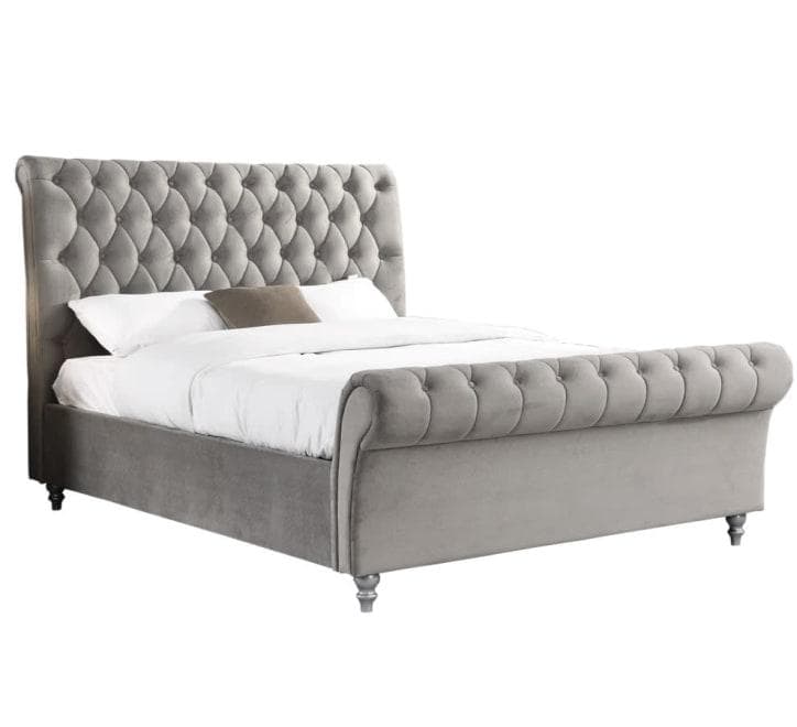 simply HAZEL Bed Complete The Kilkenny Bed (Silver)- FREE DELIVERY