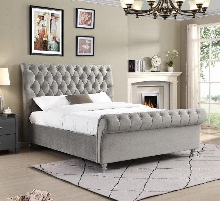 simply HAZEL Bed Complete The Kilkenny Bed (Silver)- FREE DELIVERY