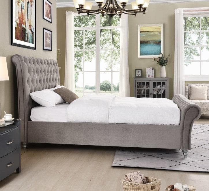 simply HAZEL Bed Complete The Kilkenny Bed (Silver)- FREE DELIVERY