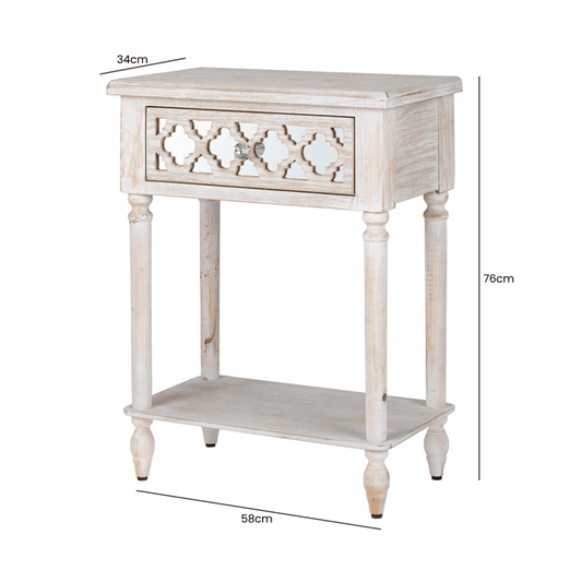 simply HAZEL Cabinet Hampton Beach (Marrakesh design) 1 Drawer End Table