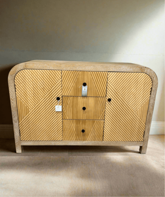 simply HAZEL Cabinet simply Hazel Natural Wood Sideboard – 120cm