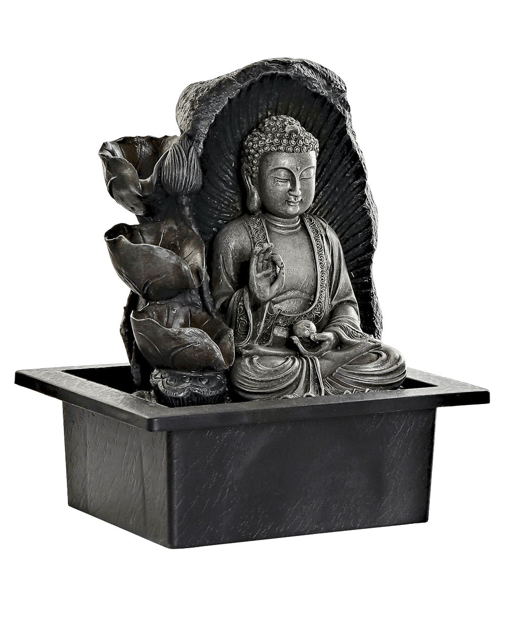 simply HAZEL Decoratrive Item BUDDHA style 1 HOME/GARDEN 21cm WATER FEATURE FOUNTAIN with LED (various styles to choose from)