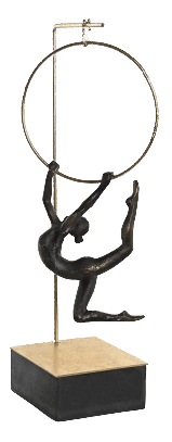 simply HAZEL Decoratrive Item Gymnast A GYMNAST RESIN & METAL figurine (3 variants to choose from.)