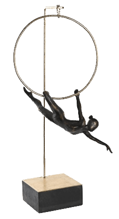simply HAZEL Decoratrive Item Gymnast C GYMNAST RESIN & METAL figurine (3 variants to choose from.)