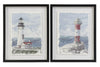 simply HAZEL Framed Print Atlantic Lighthouse framed prints  (2 styles to choose from)