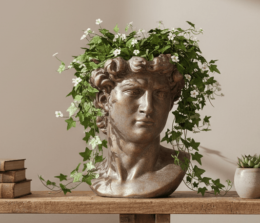 simply HAZEL Garden Accessories AGED CARA FLOWERPOT STAND