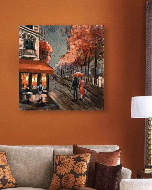 Autumn in Paris – Handmade 3D Metal Wall Art