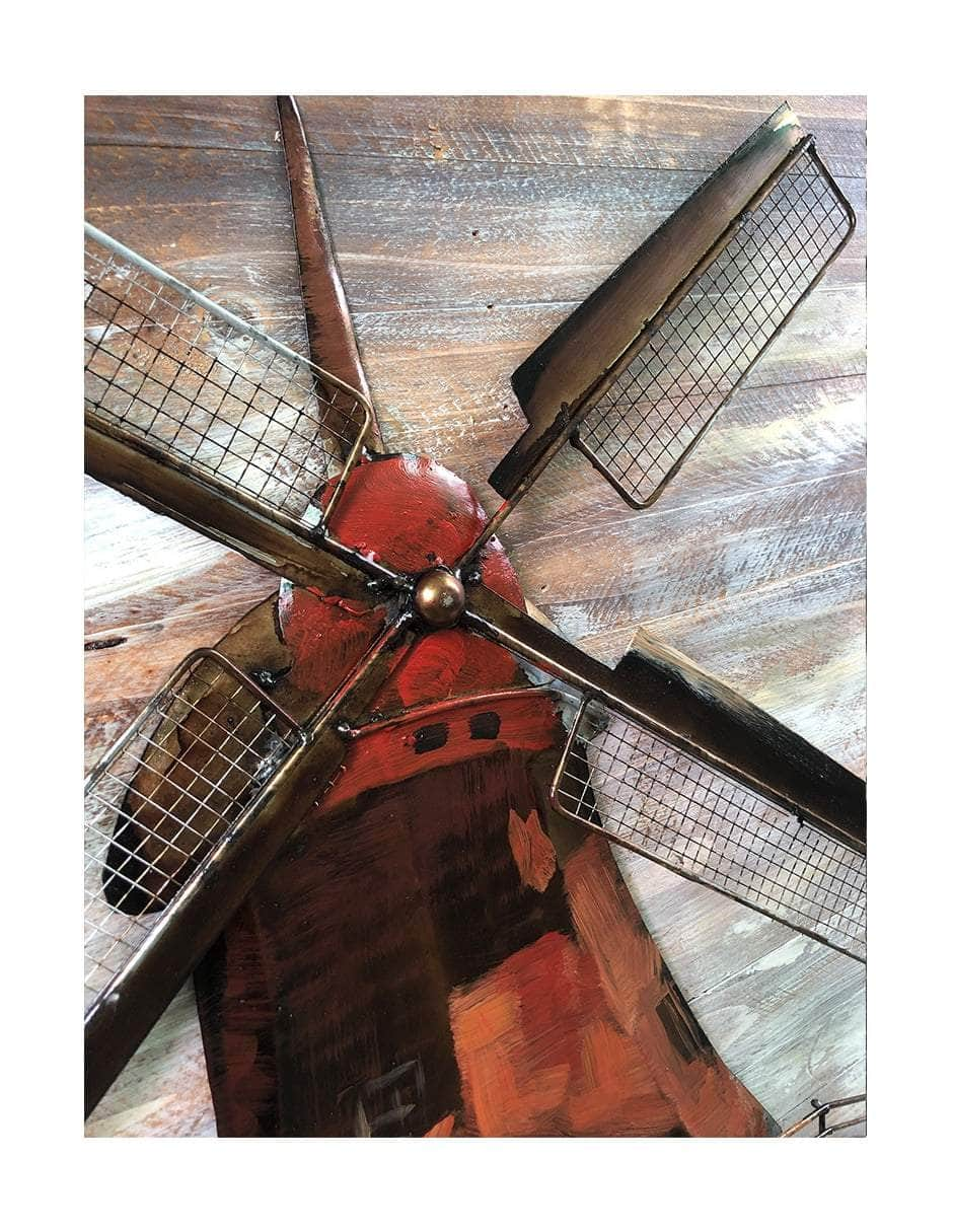 simply HAZEL Handmade Wall Decor Windmill 3D Wall Decor - 80X80CM