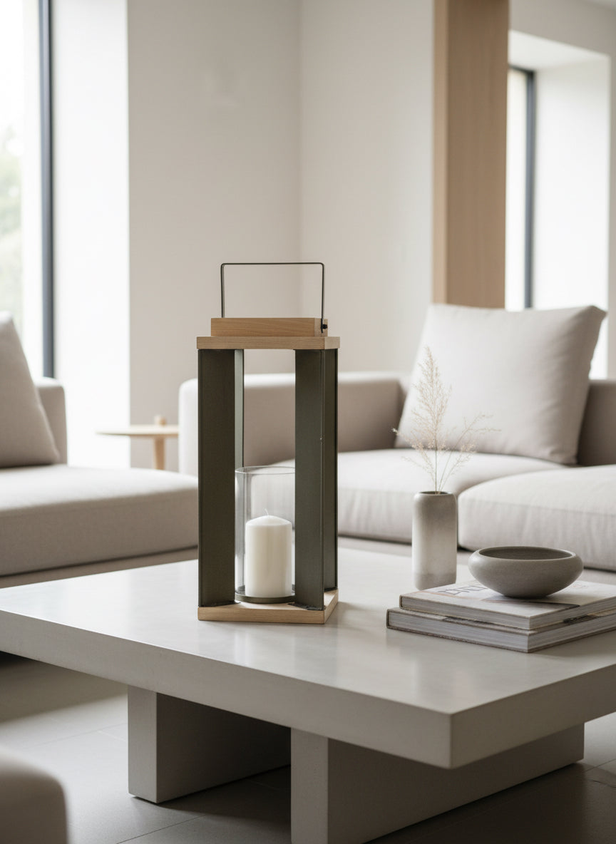 simply HAZEL Home Accessories simply Hazel Lantern – Metal & Wood (40cm & 60cm)