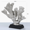 25cm Silver And Black Coral Reef Decoration,Interior Design Range,Lina Home,Hazelwood Interiors,IE