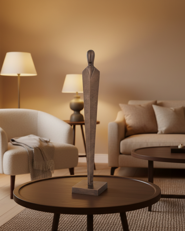 Large Bronze Metal Sculpture