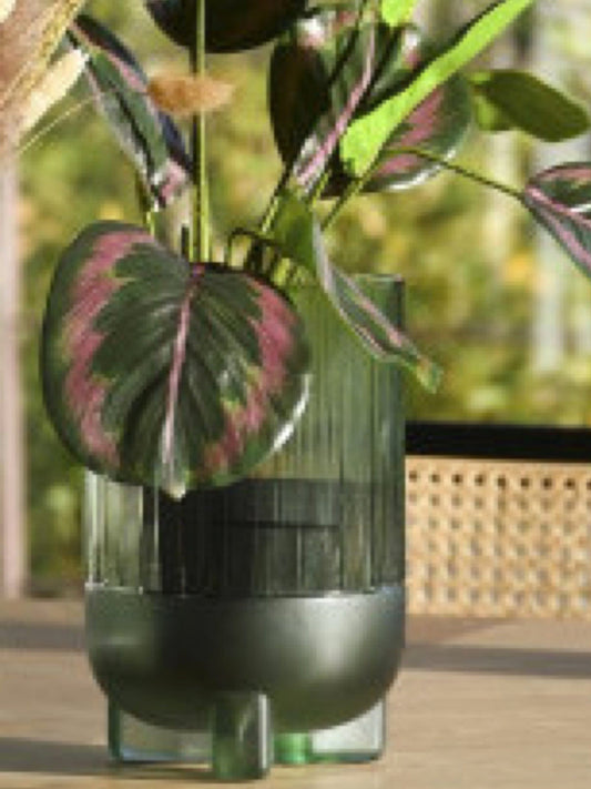 simply HAZEL Interior Design Range Glass Vase (Green Tinted)
