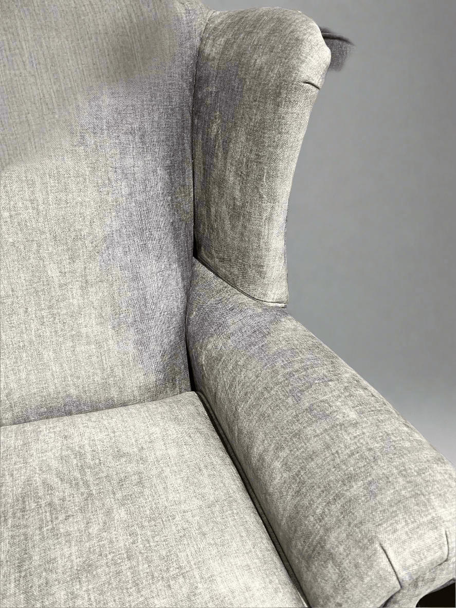 simply HAZEL Irish made Chair Princess Maya custom wingback armchair in Grey (bespoke options available)