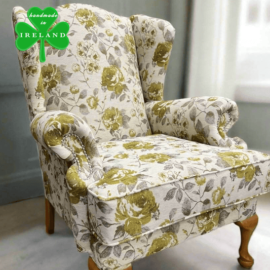 simply HAZEL Irish made Chair simply Hazel Duchess custom Irish Made kidney wingback armchair (bespoke options available)