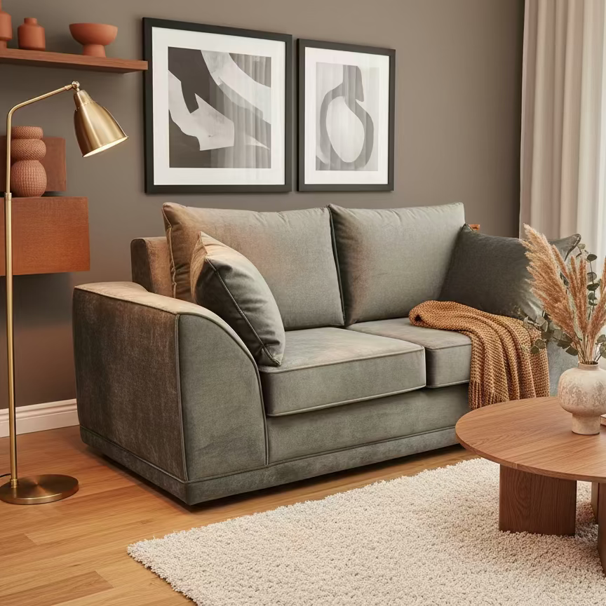 simply HAZEL Irish made Sofa Brigid -  2 seat custom Irish Made sofa in Forest Green (bespoke options available)