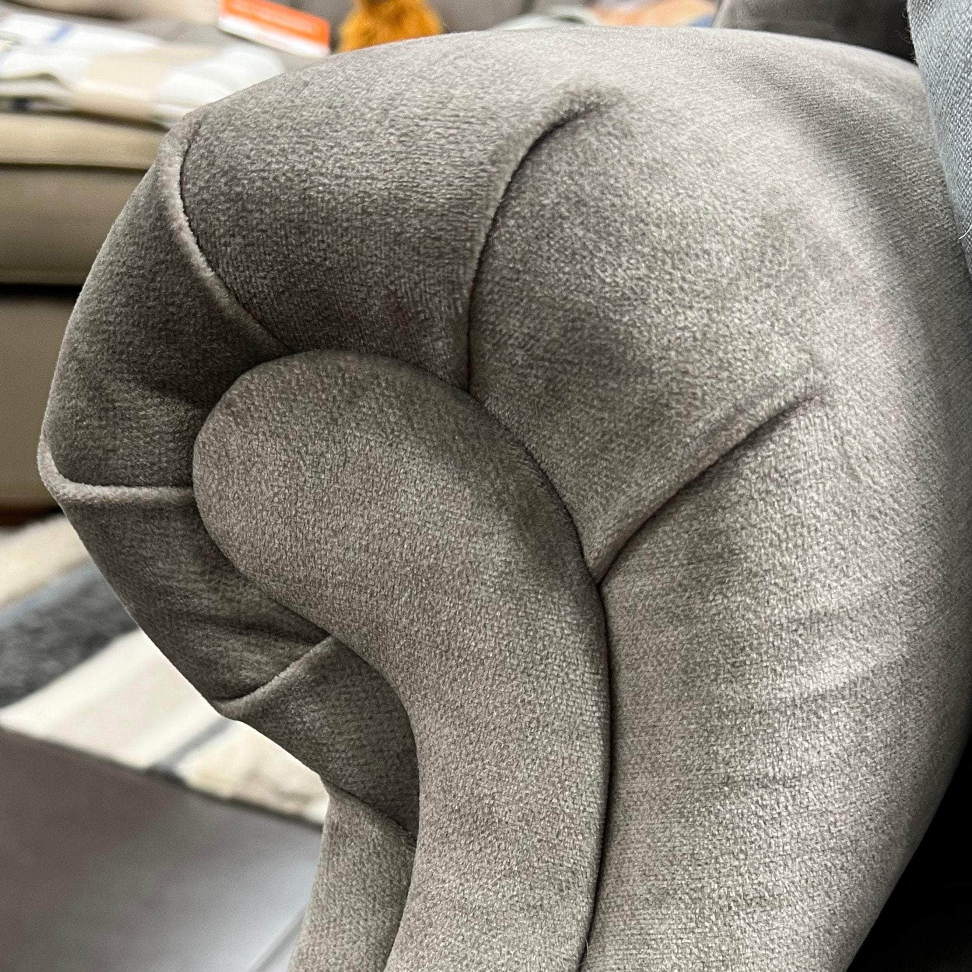 simply HAZEL Irish made Sofa QUEEN Anne 2 seat custom Irish Made wingback sofa in Warm Grey (bespoke options available)