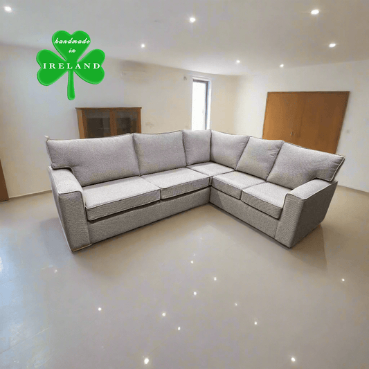 simply HAZEL Irish made Sofa simply Hazel Molly Corner Sofa custom Irish Made sofa in Soothing Stone (bespoke options available)
