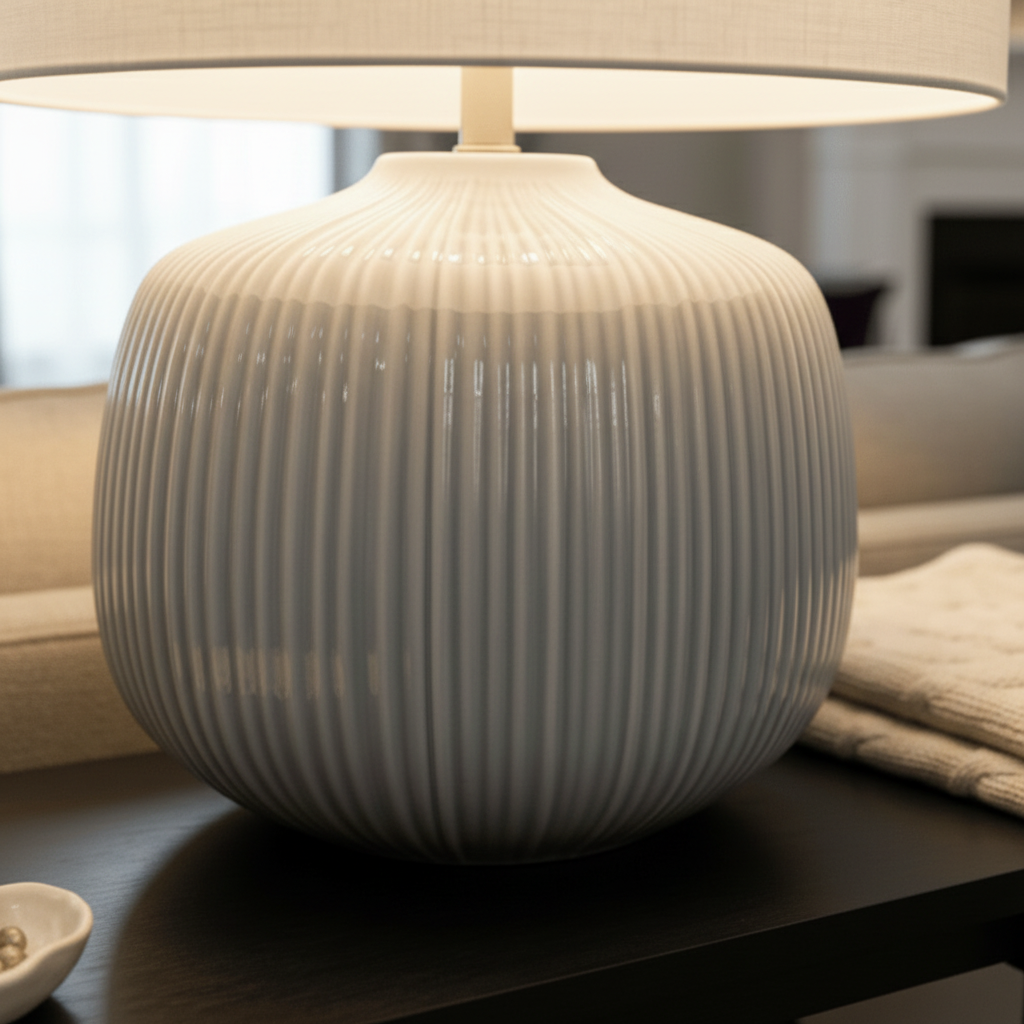 THE MILA RIBBED LAMP by simply Hazel