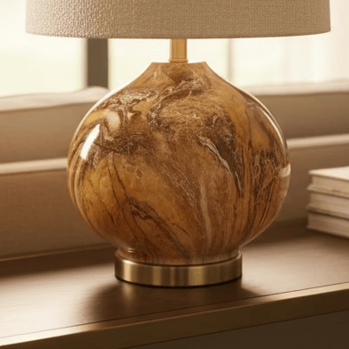simply HAZEL Lamp CERAMIC WOOD EFFECT TABLE LAMP | 57 cm
by simply Hazel