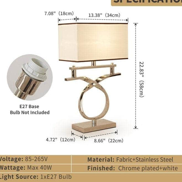 simply Hazel Serapa 58cm Table Lamp