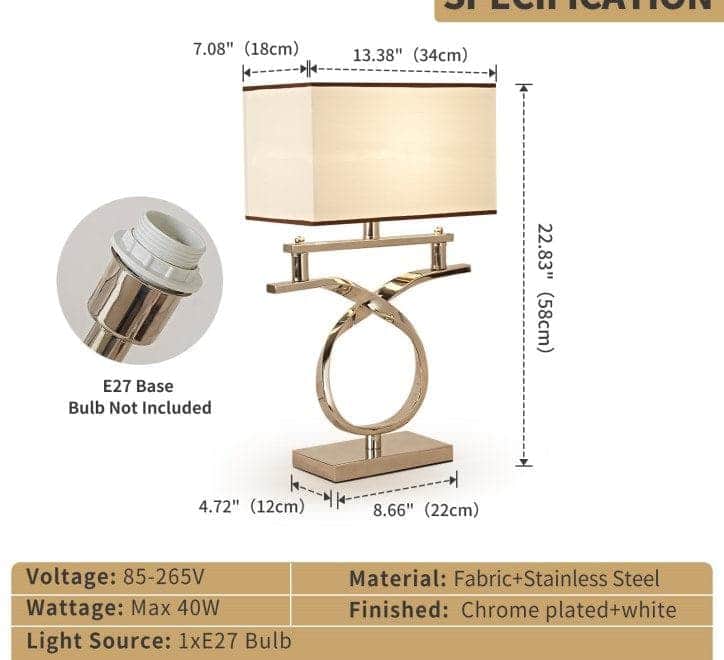 simply Hazel Serapa 58cm Table Lamp