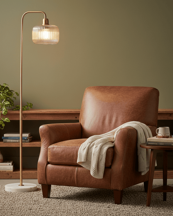 THE ARC BRASS FLOOR LAMP by simply Hazel