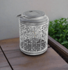 simply HAZEL LATTICE LANTERN w/SOLAR BULB