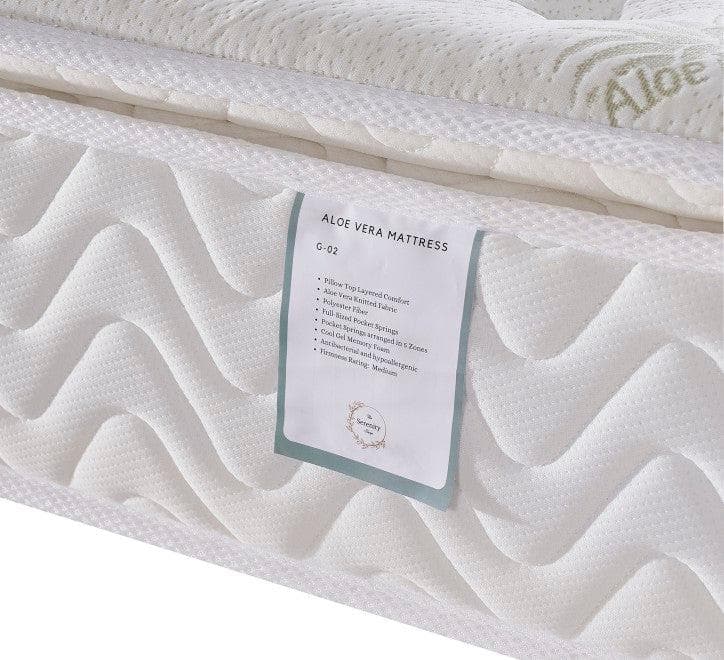 simply HAZEL Mattress Serenity Sleep G2 Aloe Vera Mattress - FREE DELIVERY