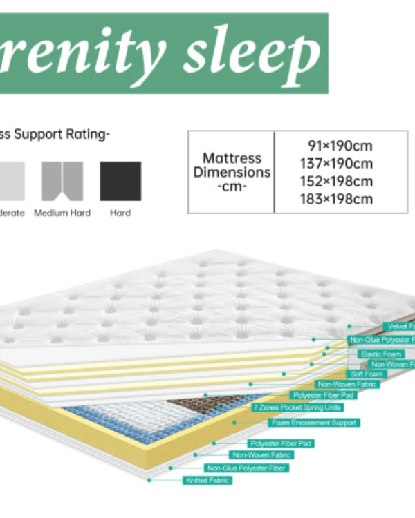 G06 PLUSH VELVET MATTRESS by Serenity Sleep