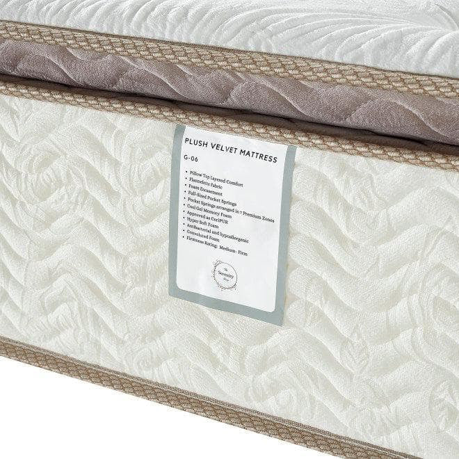 simply HAZEL Mattress Serenity Sleep G6 Plush Velvet Mattress - FREE DELIVERY & GIFT