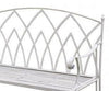 simply HAZEL Metal Garden Bench (Cathedral design)