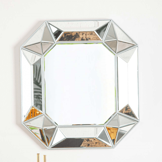 simply HAZEL Mirror 61x56cm 3D Wall Mirror
