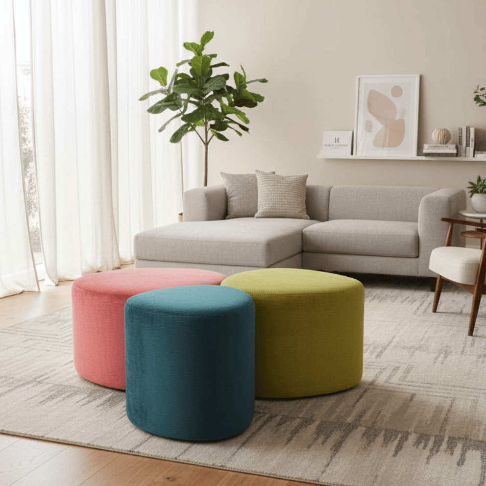 simply HAZEL Ottoman Footstool set by simply Hazel