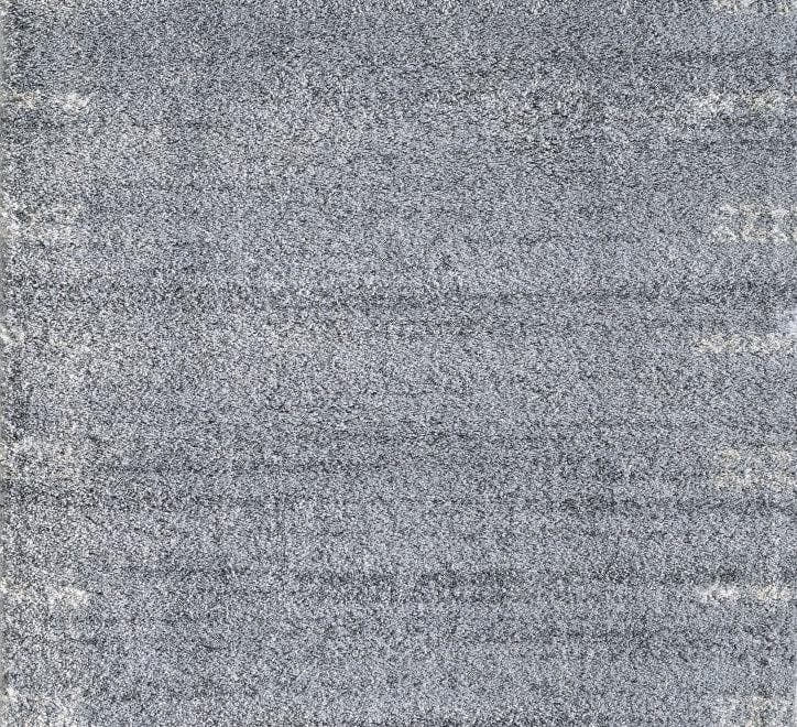 simply HAZEL Rugs 120/170cm / Grey / Plain w/Border Venice Shaggy Rug series